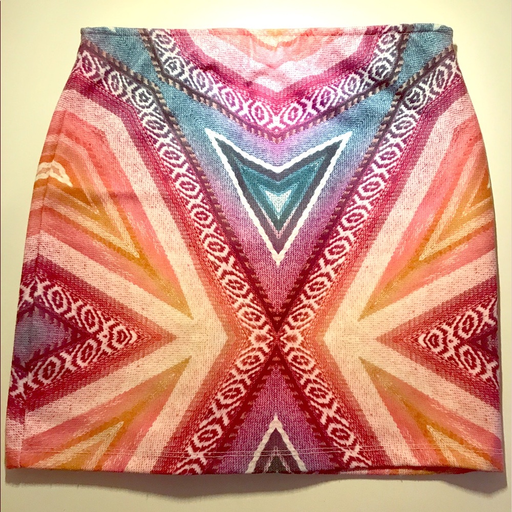Medium Multi-color mini skirt from Zara