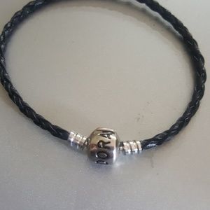 Pandora leather twist bracelet