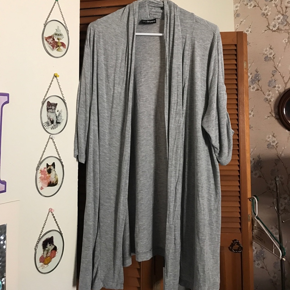 LaneBryant Short Sleeve Cardigan