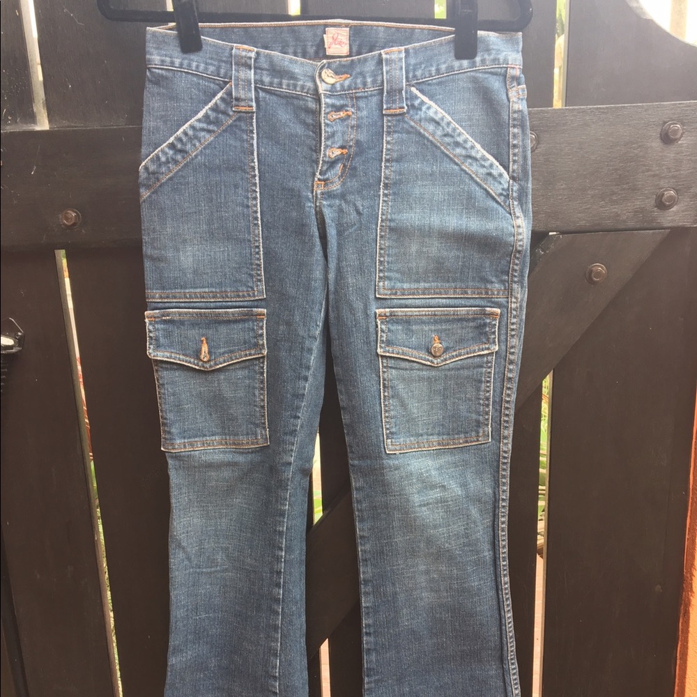 Joie slim-fitting cargo jeans