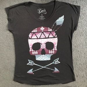 Aztec Skull tee shirt