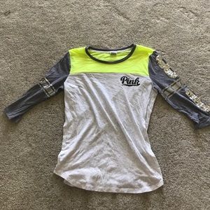 PINK three-quarter length shirt