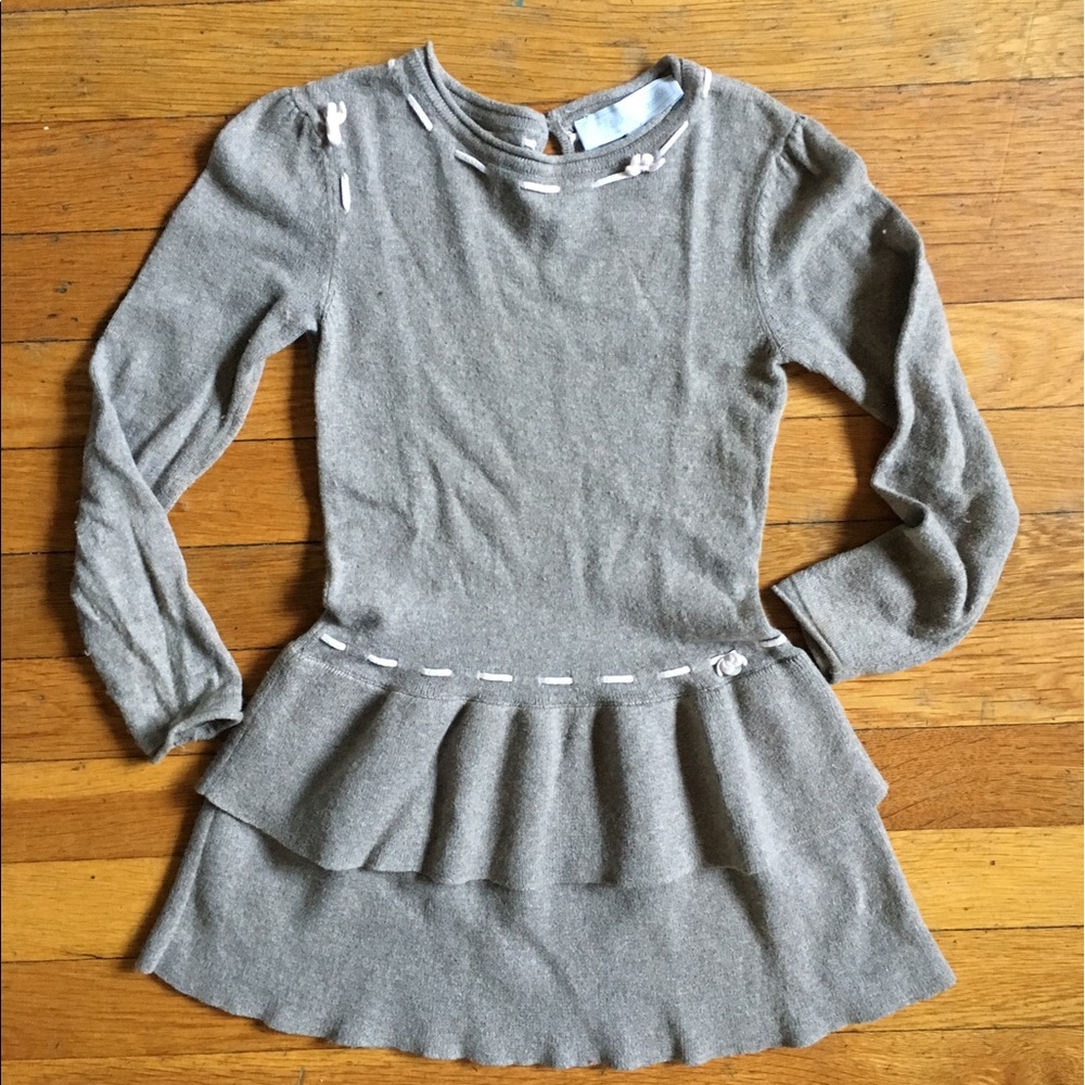 tartine et chocolat cashmere/cotton sweater dress