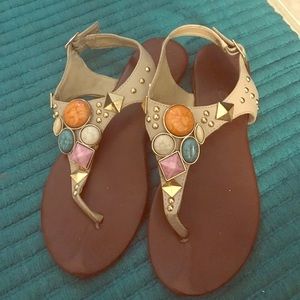 ALDO jeweled sandals