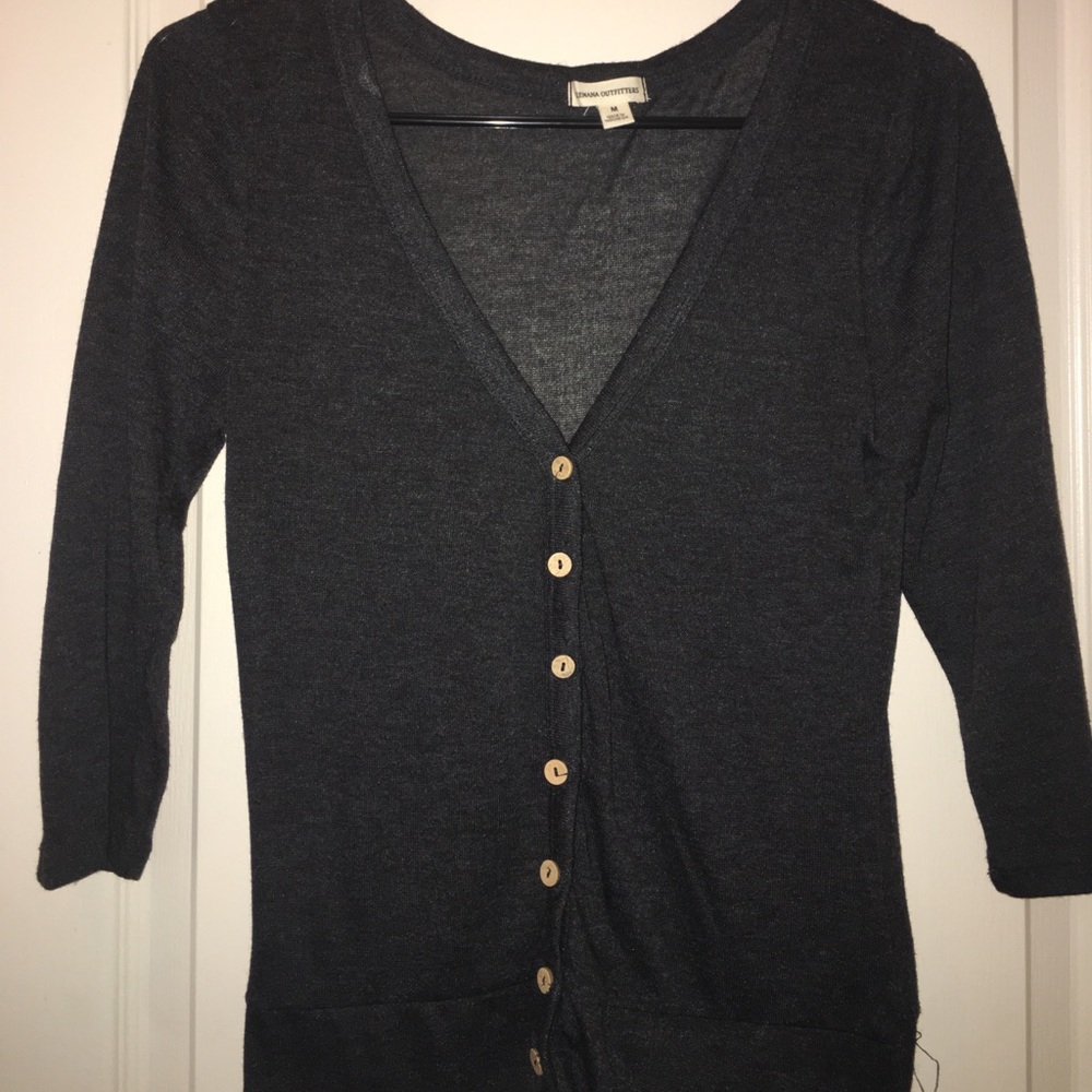 Dark grey cardigan