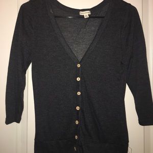 Dark grey cardigan