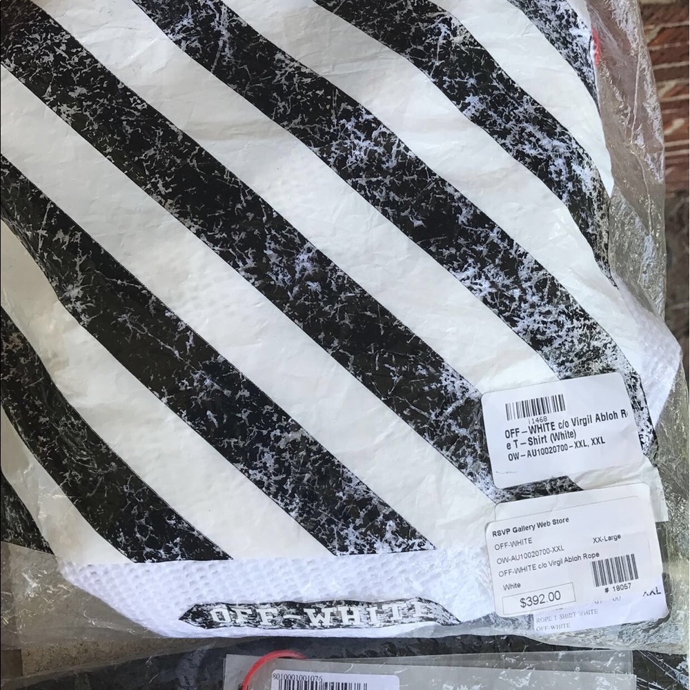 Off-White c/o Virgil Abloh Rope T-Shirt (White)