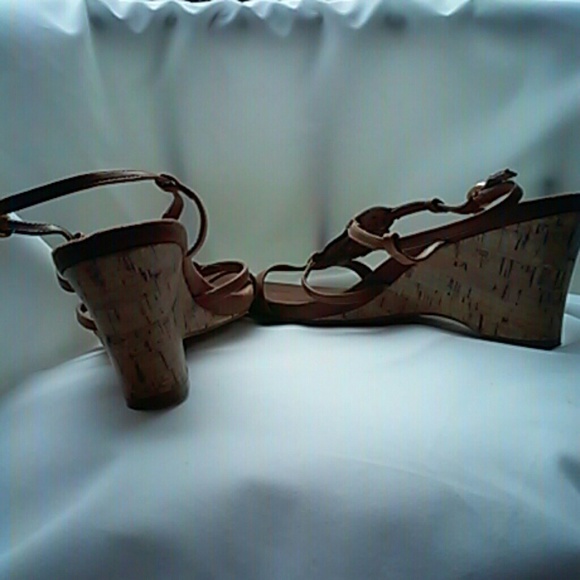 Franco Fortini Leather Wedges - Picture 4 of 4