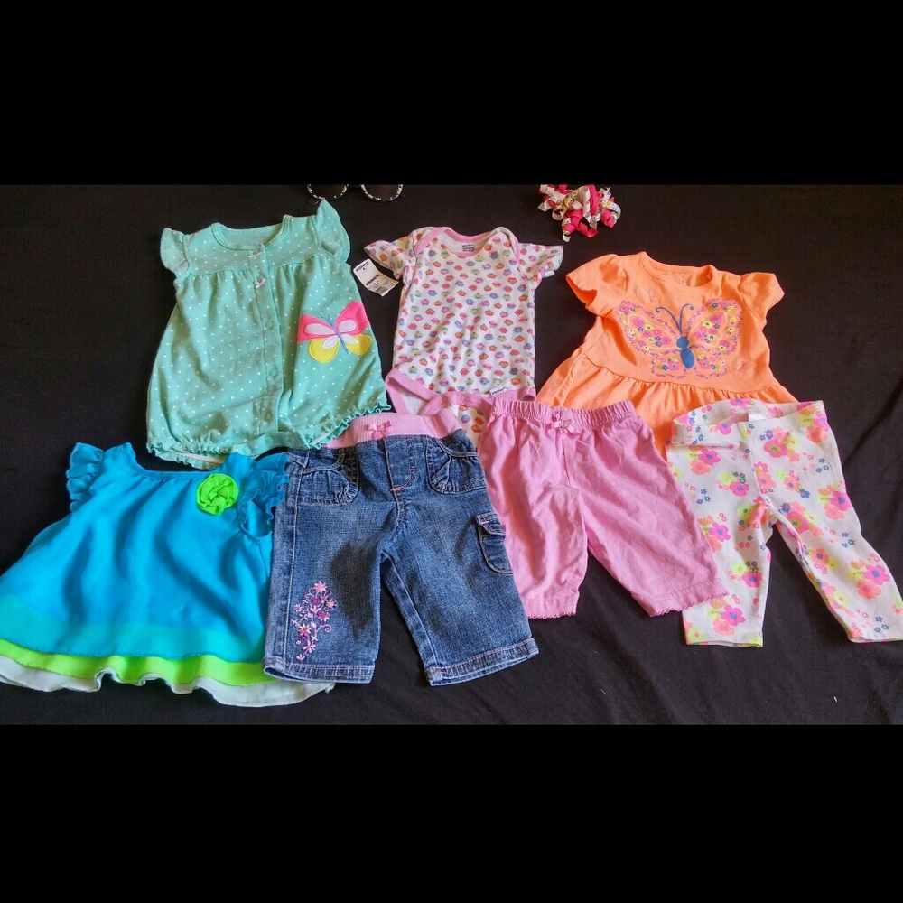 0-3 Month Girl Assorted Summer Lot
