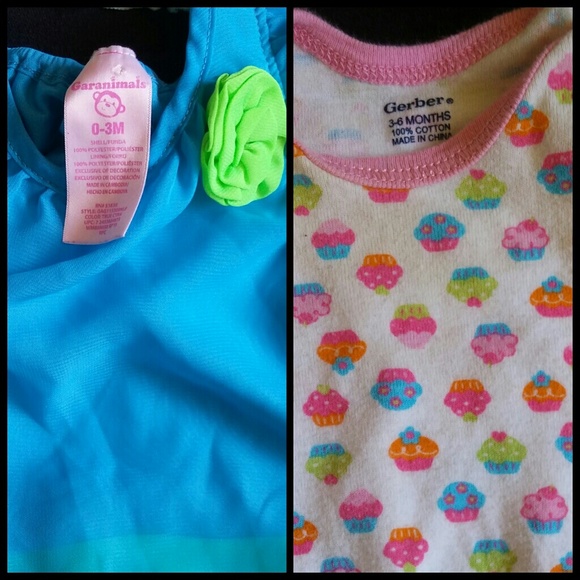 0-3 Month Girl Assorted Summer Lot - Picture 4 of 6