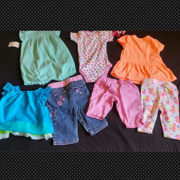 0-3 Month Girl Assorted Summer Lot - Picture 6 of 6