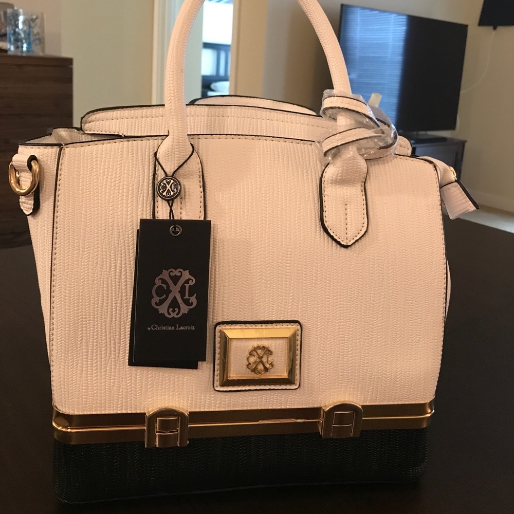 Christian Lacroix NWT black, white and gold!