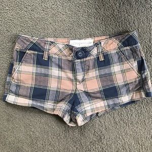 Blue/Grey Aeropostale plaid shorts