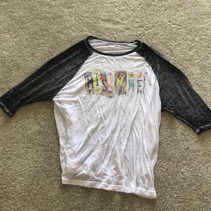 Miss me three-quarter length shirt