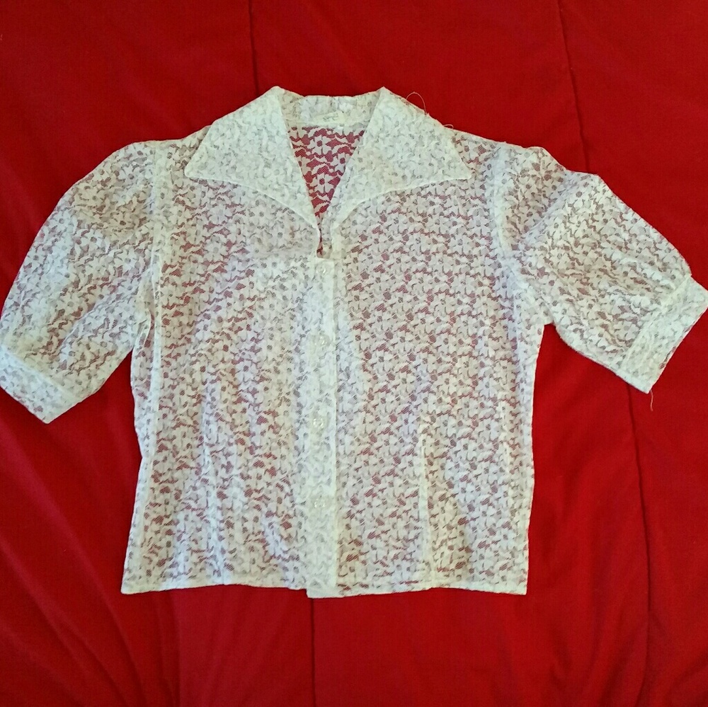 Vintage 1950's Lace Blouse