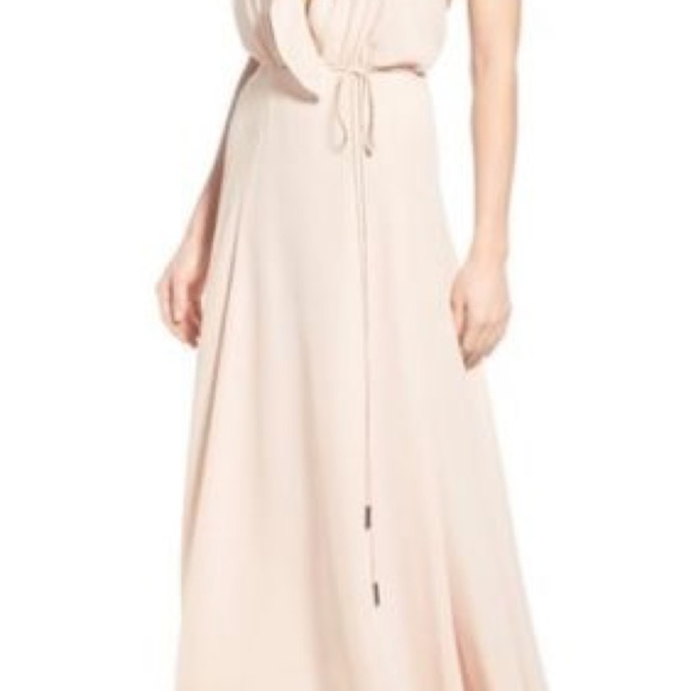 Kendal + Kylie Ruffle Wrapped Maxi Dress Size XS