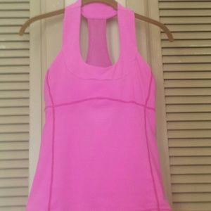 Lululemon Scoop Neck Tank Size 6: Paris Pink