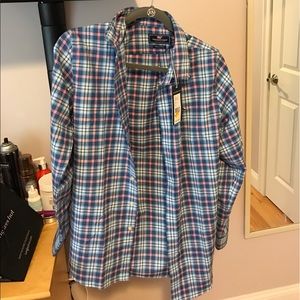 Woman's plaid shirt
