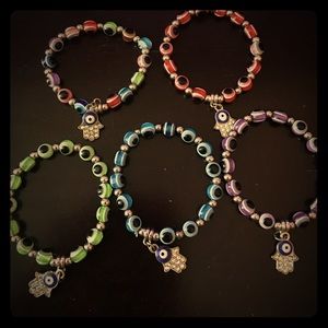 Evil eye bracelets
