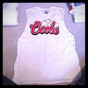 White distressed UNIF tank top!