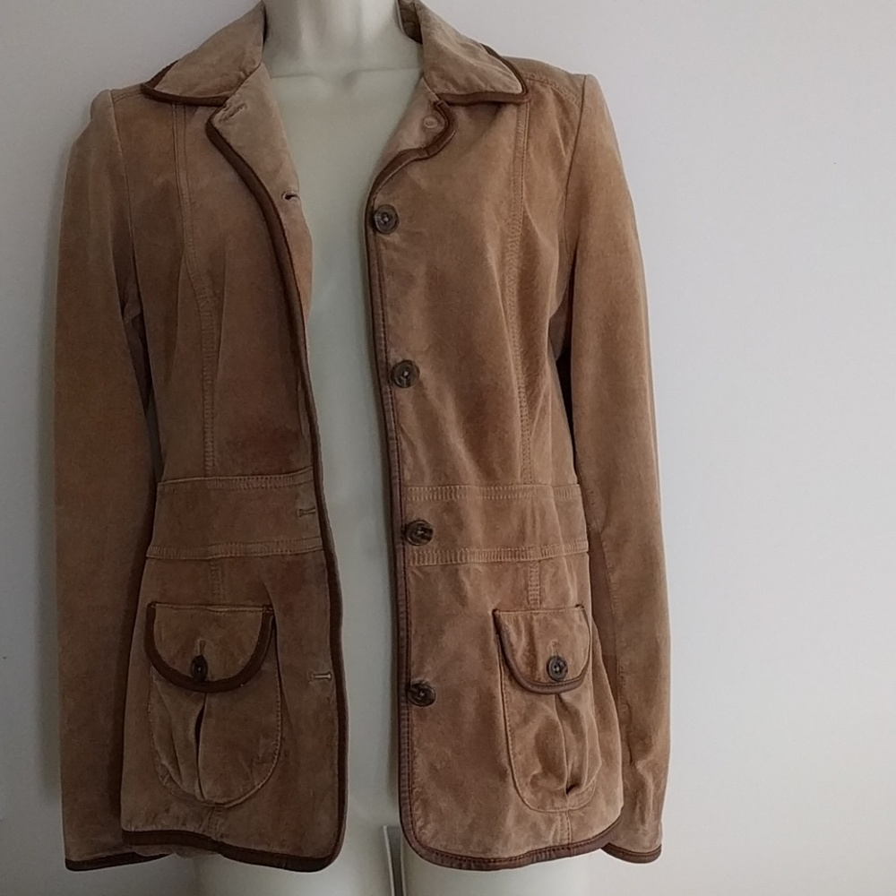 Eddie Bauer Seattle Suede Jacket/ Blazer