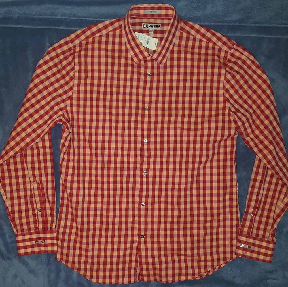 Express Men's long sleeve button down