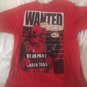 Red DeadPool Shirt