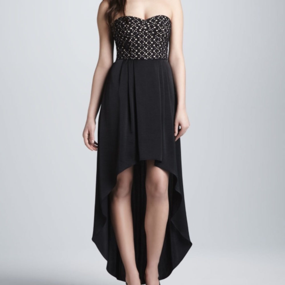 BCBG strapless HiLo Gown