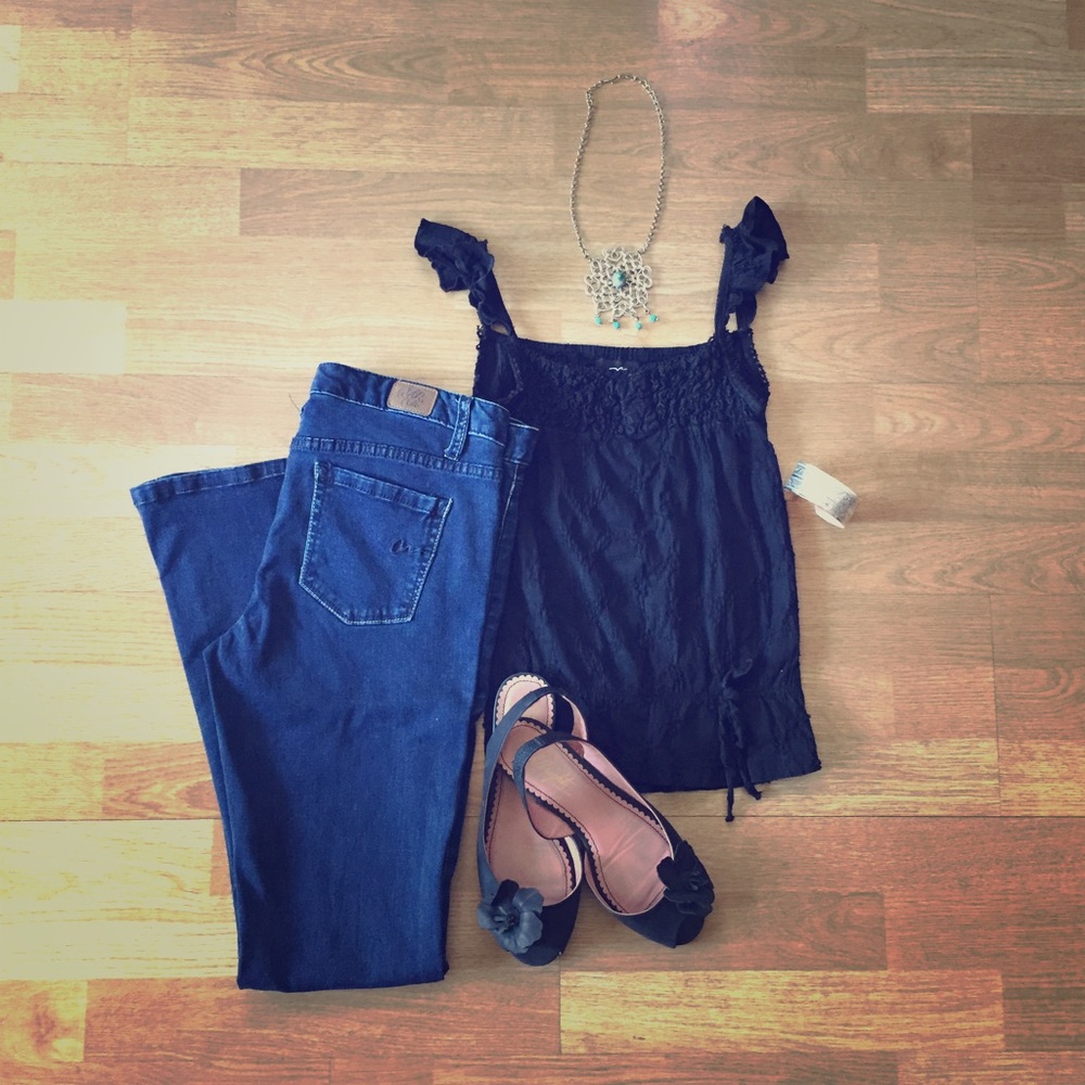 ☀️SALE American Rag Cie Flare Stretch Denim Jeans