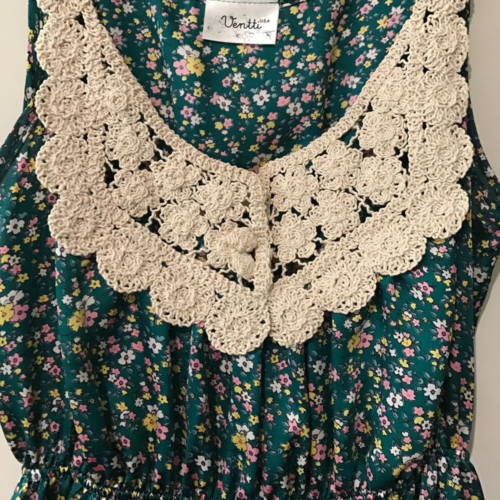 Floral Crochet Top Dress - Picture 2 of 3