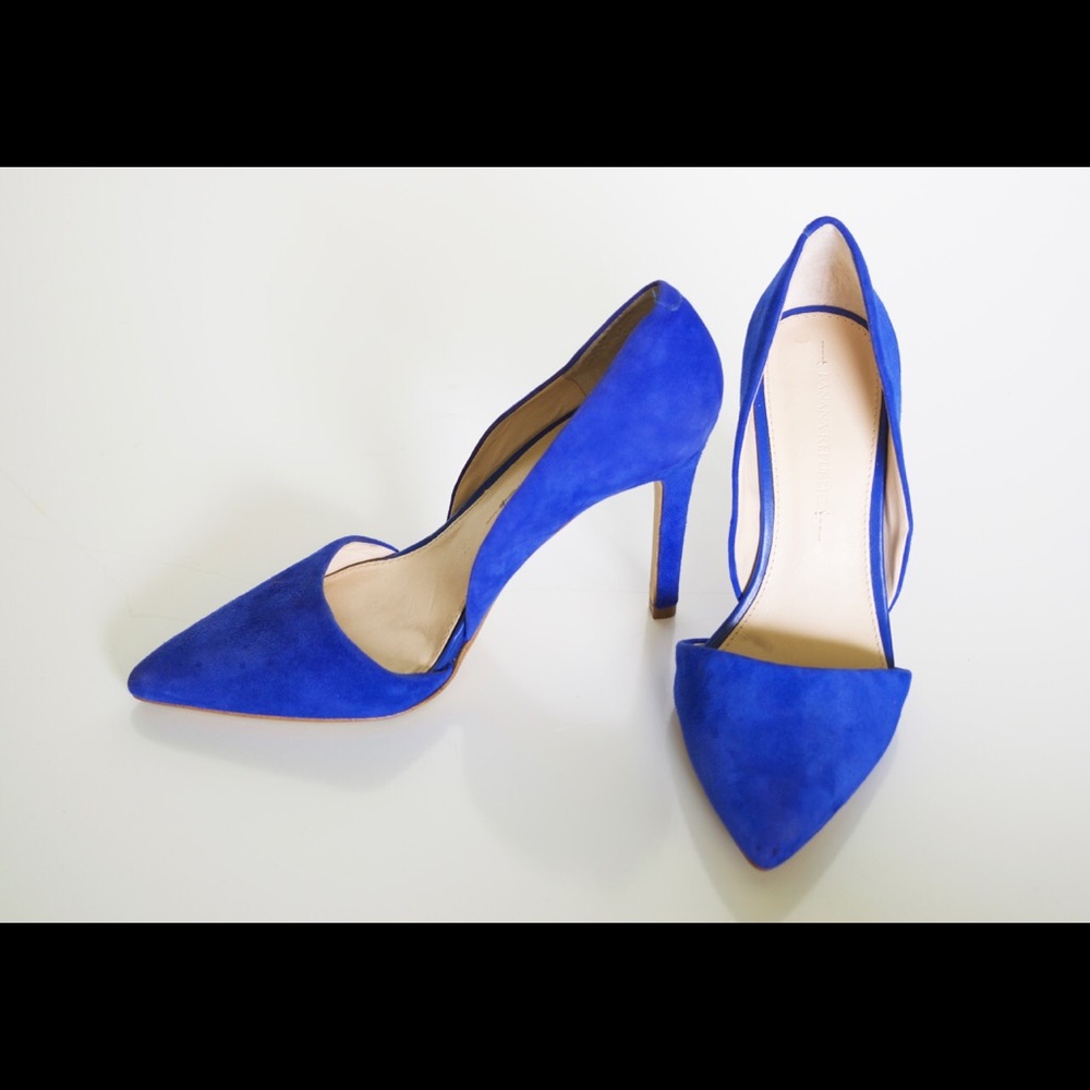Banana Republic Adelia D'Orsay Suede Pumps 7.5