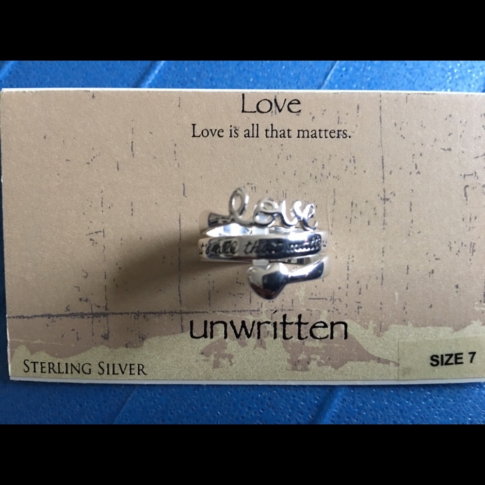 UNWRITEN LOVE MATTERS RING