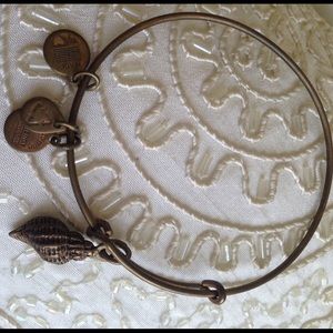 Alex and Ani Seashell Charm Bracelet