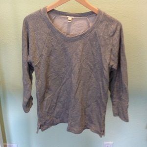 J Crew 3/4 length scoop neck sweater