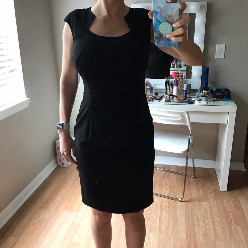 Calvin Klein Side-Ruched Sheath Dress