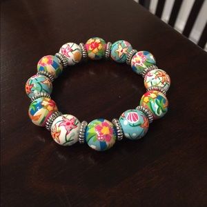 Aqua - tropical theme Angela Moore bracelet