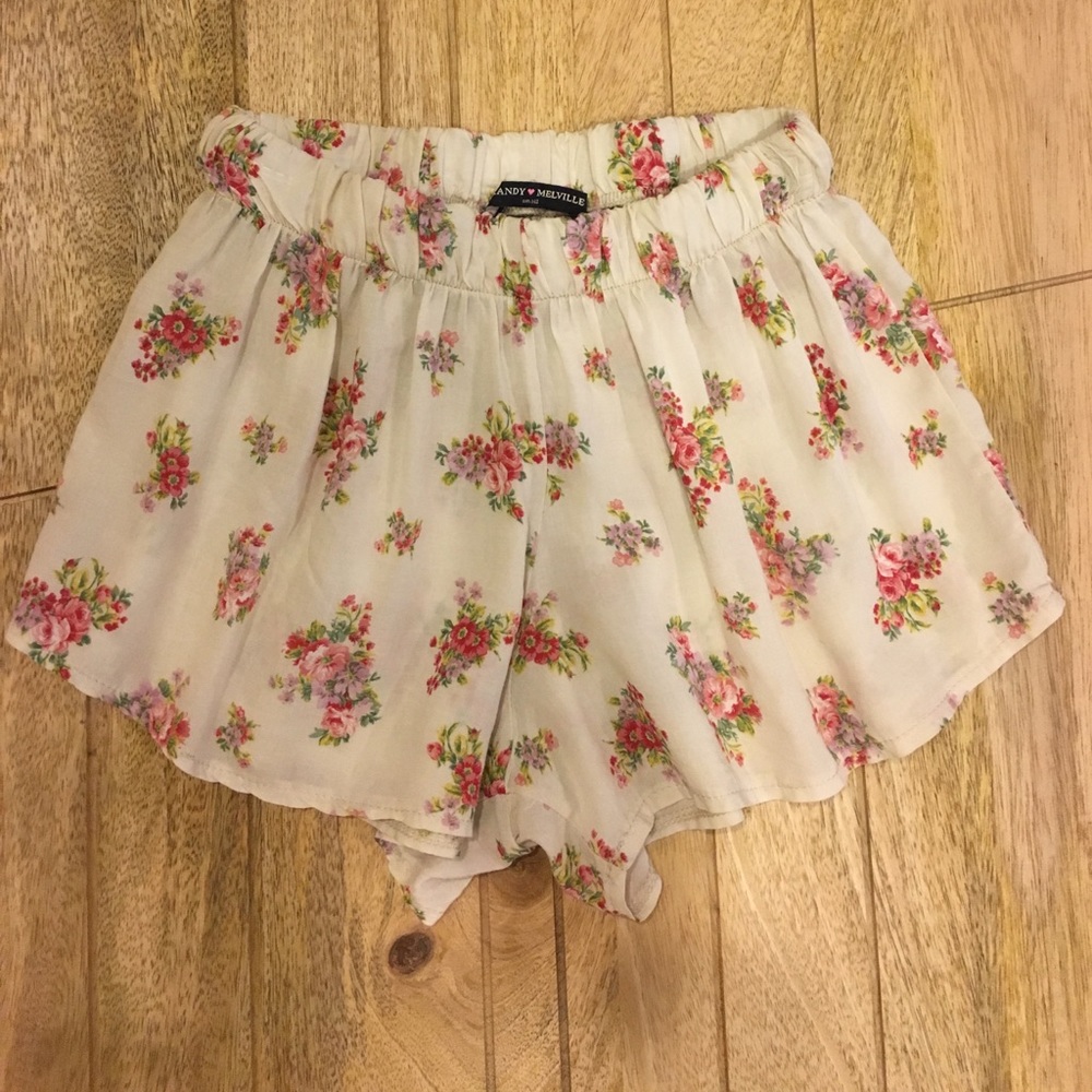 Brandy Melville floral flowy shorts