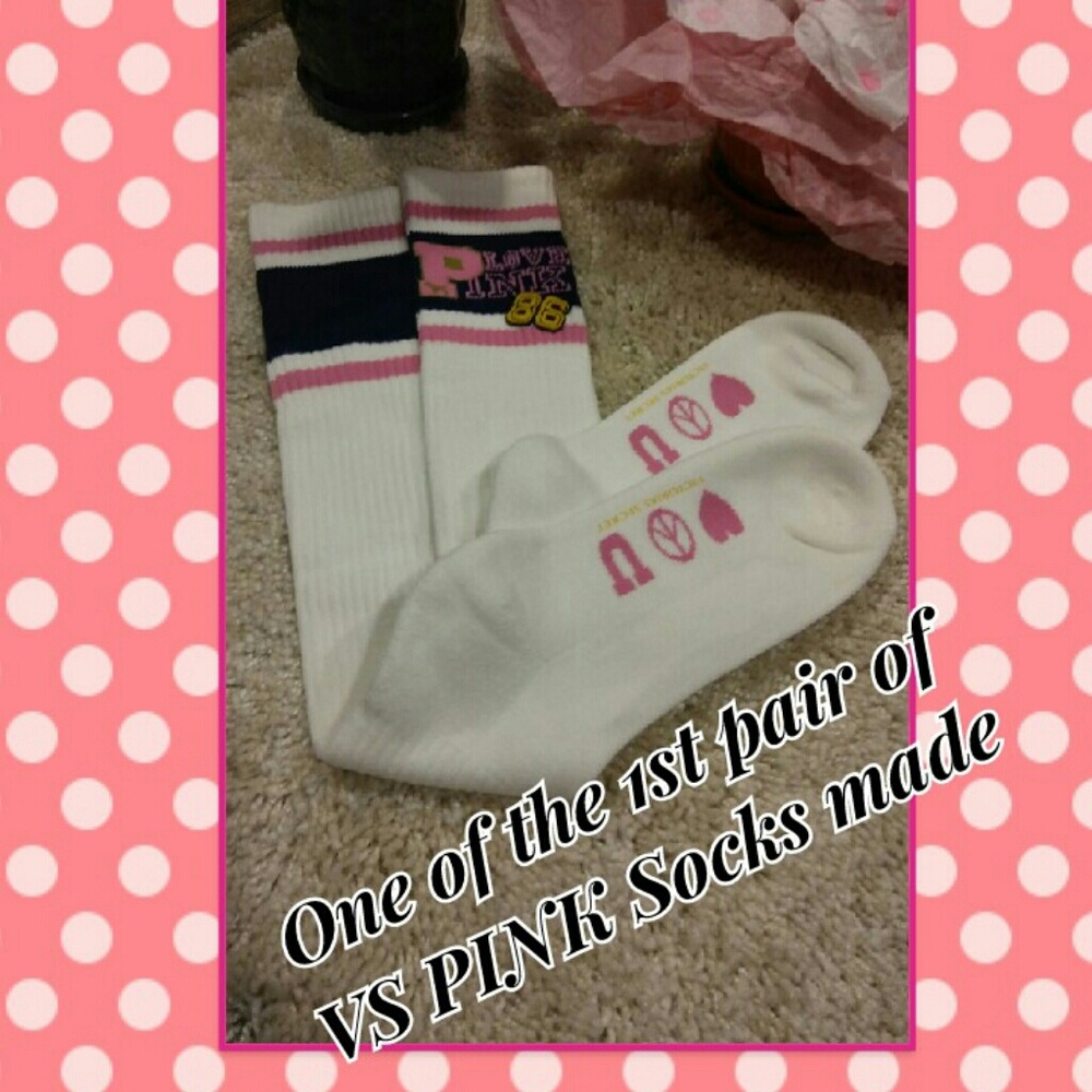 Extremely Rare VS Pink tube socks (PLEASE READ)
