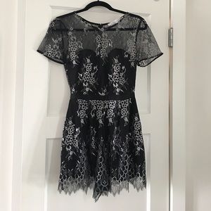 Lovers and Friends Lace Romper