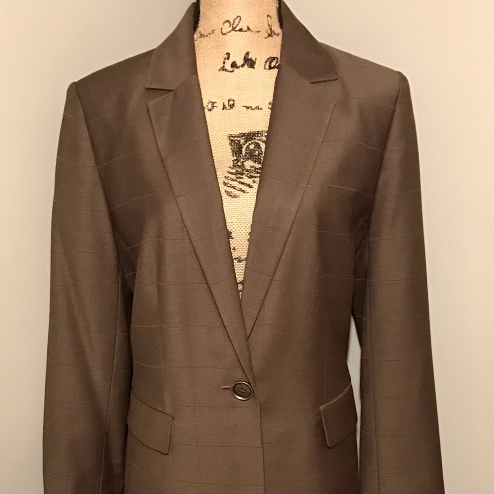 CALVIN KLEIN Suit / Skirt & 1-Button Jacket Sz 12