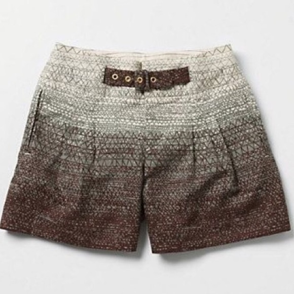 Anthropologie Pants - Anthropologie Coquille Scribble Shorts