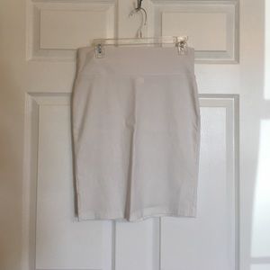 Charlotte Russe white pencil skirt