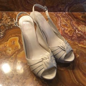 Peep Toe Sling Back Heels