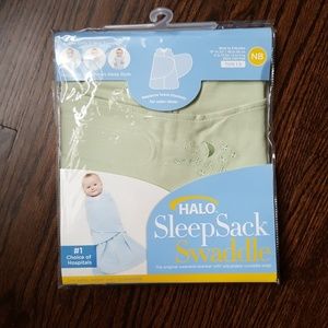NWT light green sleep sack swaddle