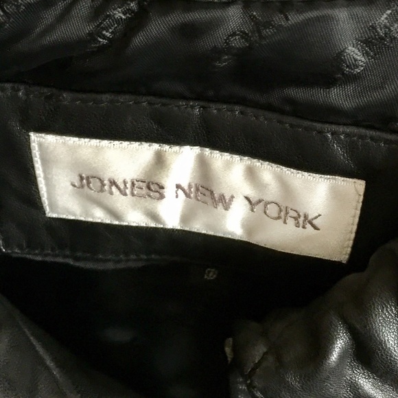 Jones New York Leather Jacket - Picture 2 of 5