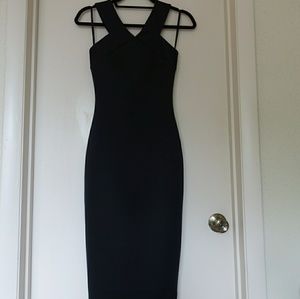 Ted baker neoprene crossback dress