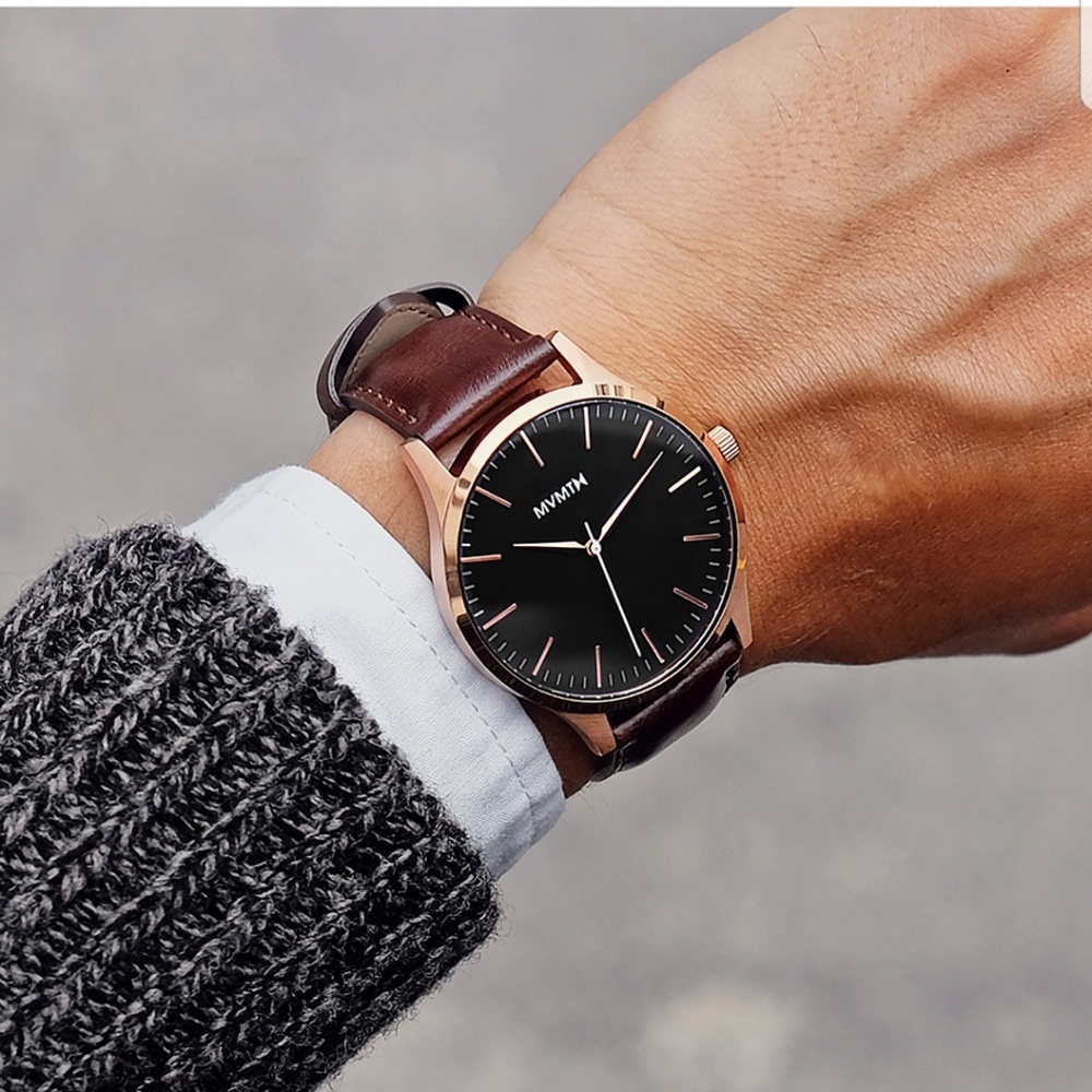 NWOT - MVMT Men's Watch - Rose Gold