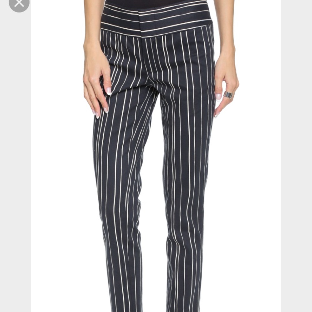 Alice and Olivia stripe pants.
