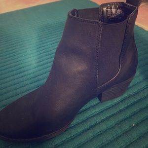Black ankle boots