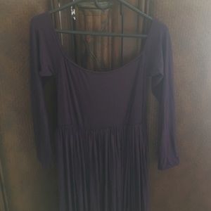 Maternity Gown deep purple